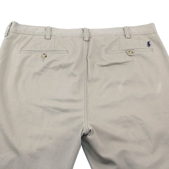 Polo Ralph Lauren Mens Sz 32X29 Stretch Classic Fit Flat Chino Light Tan Pants - Picture 5 of 16